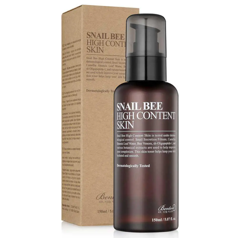 Benton Snail Bee High Content Skin Toner (Тонер з муцином равлика и отрутою бджоли), 150 мл 8809540510169 фото