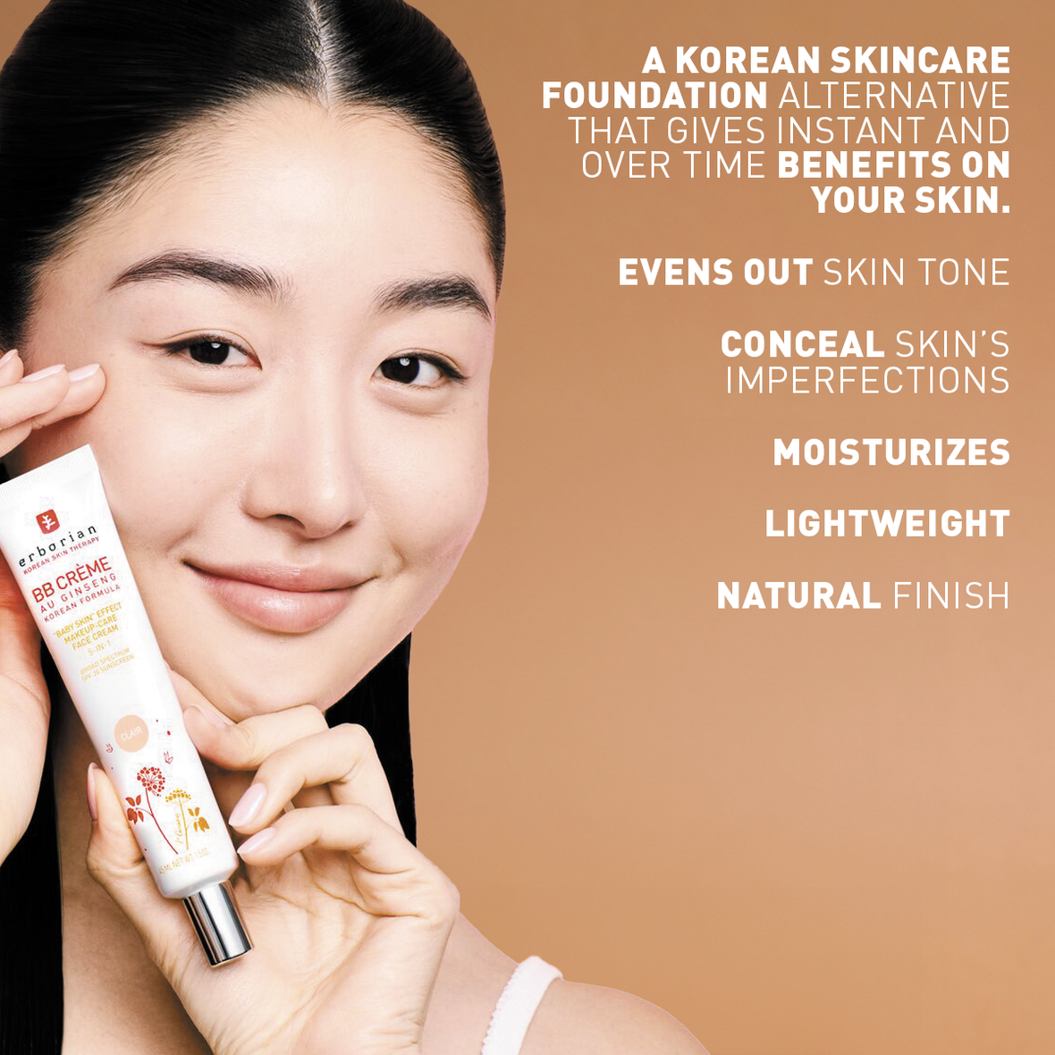 Erborian BB Cream Clair (ББ-крем з тонуючим ефектом 5 в 1), 40 мл 8809255786279 фото