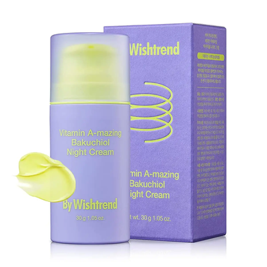 By Wishtrend Vitamin A-mazing Bakuchiol Night Cream (Нічний крем з ретиналем та бакучіолом), 30 мл 8809572891328 фото