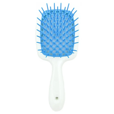 Janeke Superbrush White & Blue (Гребінець для волосся, білий з блакитним), 1 шт 8006060599630 фото