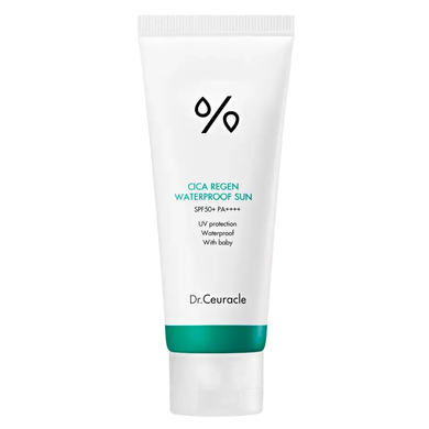 Dr.Ceuracle Cica Regen Waterproof Sun SPF50 (Водостійкий сонцезахисний крем з азіатською центелою), 100 мл 8806133615645 фото