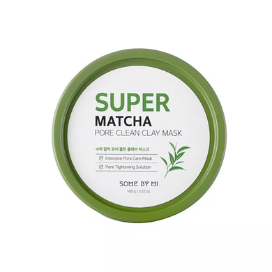 Some By Mi Super Matcha Pore Clean Clay Mask (Очищуюча глиняна маска для обличчя), 100 г 8809647391074 фото