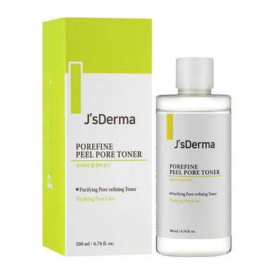 J'sDerma Porefine Peel Pore Toner (Тонер для очищення пір), 200 мл 8809099264353 фото