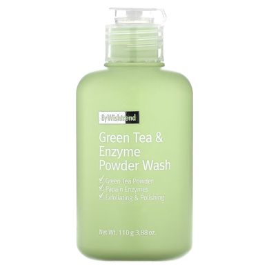 By Wishtrend Green Tea and Enzyme Powder Wash (Ензимна пудра для вмивання із зеленим чаєм), 110 г 8809572891168 фото