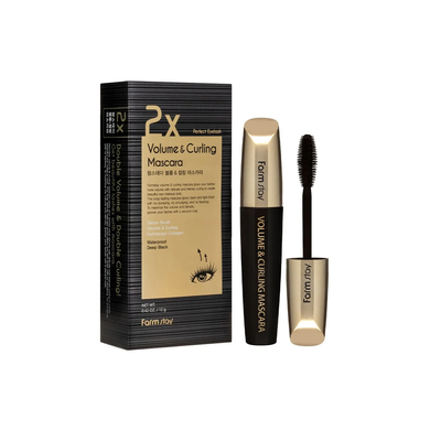 FarmStay Volume & Curling Mascara (Туш для об'єму вій), 12 г 8809551952040 фото