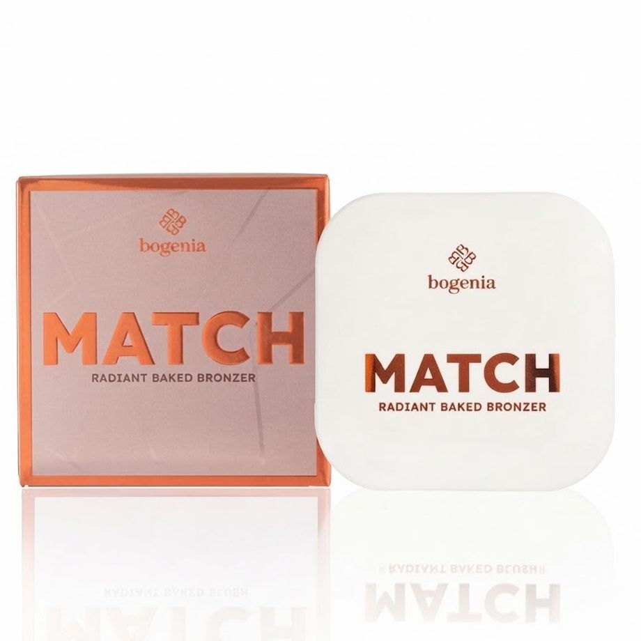 Bogenia Match Radiant Baked Bronzer (Запечений бронзер №001), 10 г 4823124404501 фото