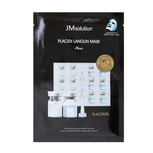 JMsolution Placen Lanolin Mask Pure (Тканинна маска з ланоліном та плацентою), 35 мл 8809505549791 фото