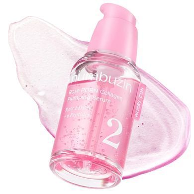 Numbuzin No.2 Rose PDRN Collagen Plumping Serum (Зволожуюча сироватка з пептидами), 30 мл 8809652589718 фото