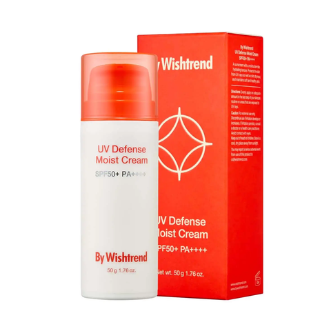 By Wishtrend UV Defense Moist Cream SPF 50+ (Зволожуючий сонцезахисний крем), 50 г 8809572891403 фото