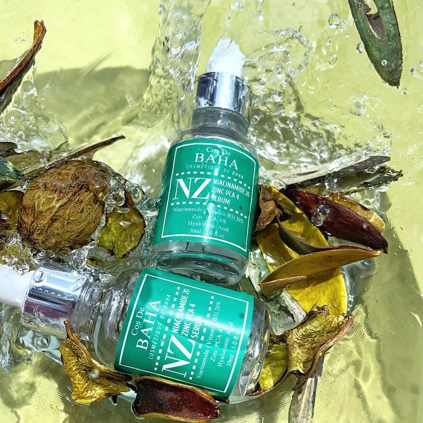 Cos De Baha Niacinamide 20% + Zinc 4% Serum (Сироватка для обличчя з ніацинамідом і цинком), 30 мл 8809240318409 фото