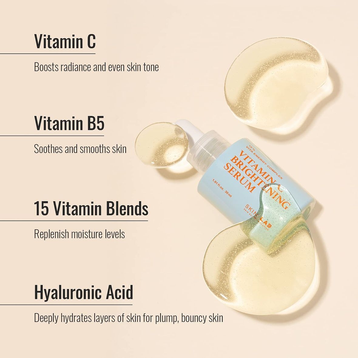 SKIN&LAB Vitamin C Brightening Serum (Сироватка для обличчя з вітаміном С), 30 мл 8809525930494 фото