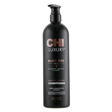 CHI Luxury Black Seed Oil Moisture Replenish Conditioner (Кондиціонер з олією чорного кмину), 739 мл 633911788400 фото