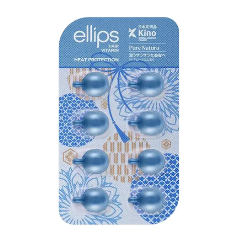 Ellips Vitamins Pure Natura with Blue Lotos Extract (Вітаміни для волосся ''Сила Лотосу''), 8 шт 8993417301018 фото