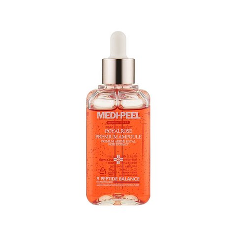 Medi-Peel Royal Rose Premium Ampoule (Сироватка ампульна антивікова з екстрактом троянди), 100 мл 8809409348445 фото