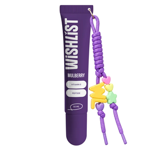Wishlist Mulberry Lip Gloss Balm With Charm (Бальзам-блиск для губ + брелок-шнурок), 10 мл 4823116603356 фото