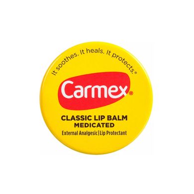 Carmex Classic Lip Balm Medicated (Бальзам для губ ''Класичний'', у баночці), 7,5 г  083078003739 фото