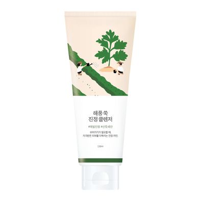 Round Lab Mugwort Calming Cleanser (Заспокійлива пінка з полином), 150 мл 8809738593080 фото