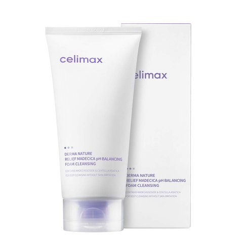 Celimax Derma Nature Relief Madecica pH Balancing Foam Cleansing (Заспокійлива пінка для вмивання), 150 мл  8809591350332 фото