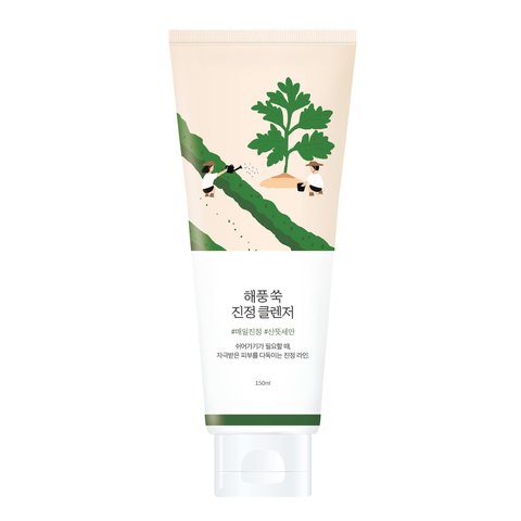 Round Lab Mugwort Calming Cleanser (Заспокійлива пінка з полином), 150 мл 8809738593080 фото