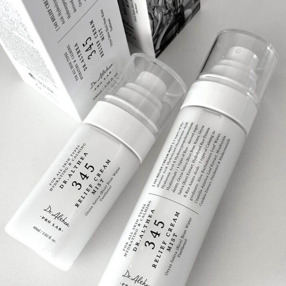 Dr.Althea 345 Relief Cream Mist (Двофазний крем-міст для відновлення шкіри з рисовою водою), 60 мл 8809447256122 фото