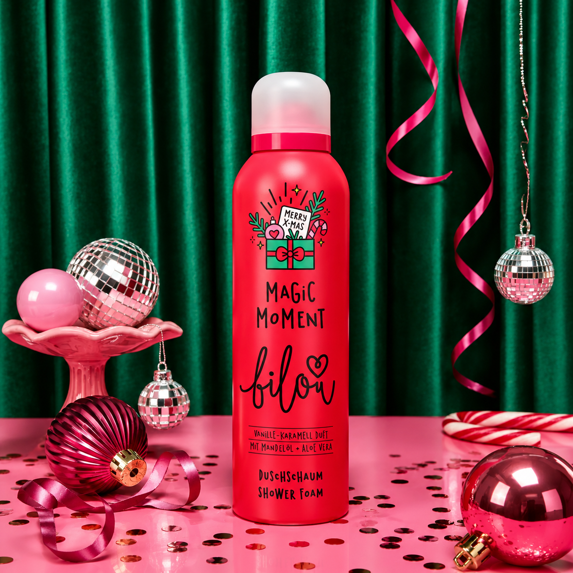 Bilou Magic Moment Shower Foam (Пінка для душу &laquo;Чарівна мить&raquo; з ароматом ванілі та карамелі), 200 мл 4260437291945 фото