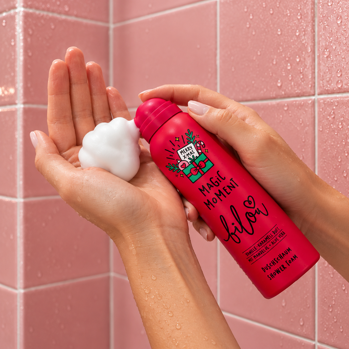 Bilou Magic Moment Shower Foam (Пінка для душу &laquo;Чарівна мить&raquo; з ароматом ванілі та карамелі), 200 мл 4260437291945 фото