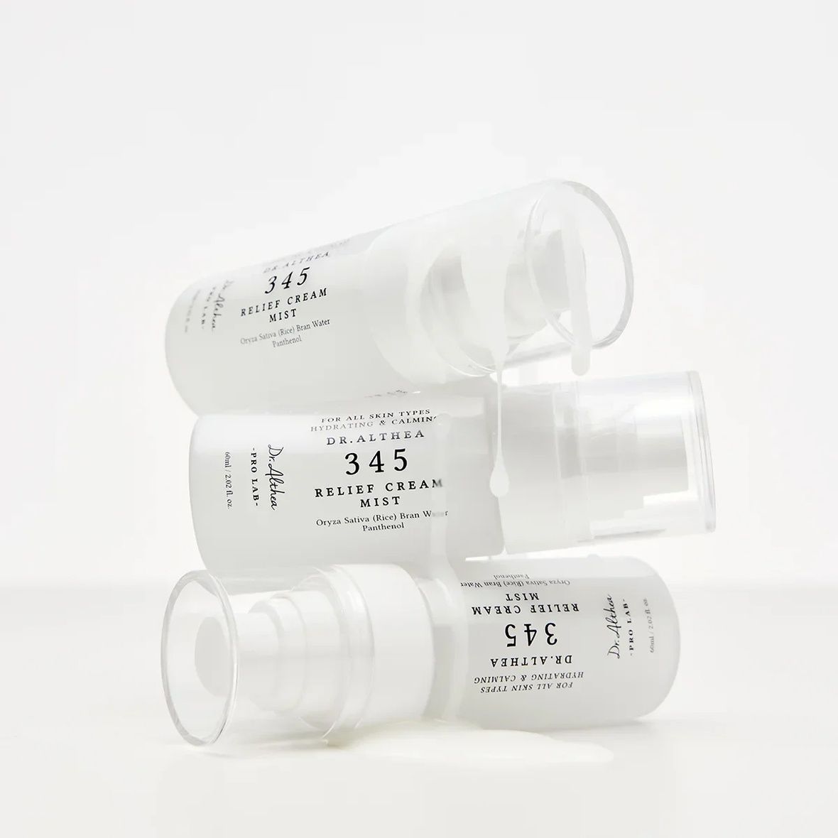 Dr.Althea 345 Relief Cream Mist (Двофазний крем-міст для відновлення шкіри з рисовою водою), 60 мл 8809447256122 фото