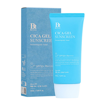 Benton Cica Gel Sunscreen Serum (Зволожувальний сонцезахисний крем-сироватка з центелою), 50 мл 8809566992819 фото