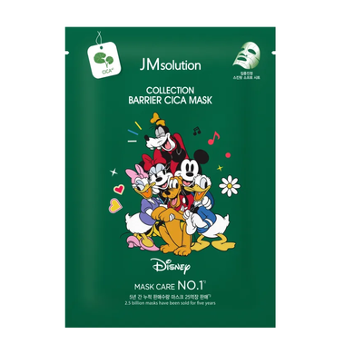 JMsolution Disney Collection Barrier Cica Mask (Тканинна маска для обличчя з екстрактом центели), 30 мл 8809852544944 фото