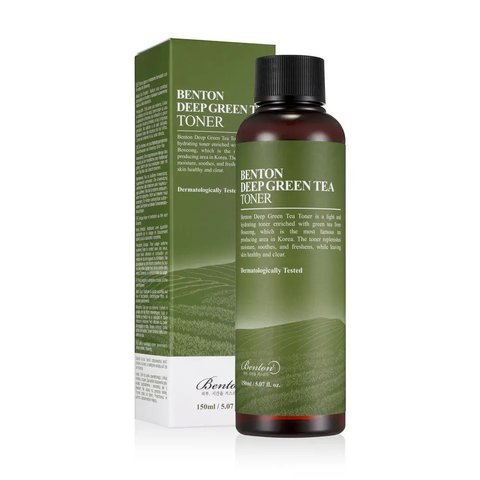 Benton Deep Green Tea Toner (Тонер з зеленим чаєм), 150 мл 8809566990341 фото