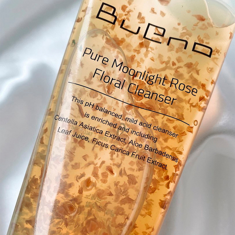 Bueno Pure Moonlight Rose Floral Cleanser (Гель для вмивання із пелюстками троянд), 150 мл 8809533815073 фото