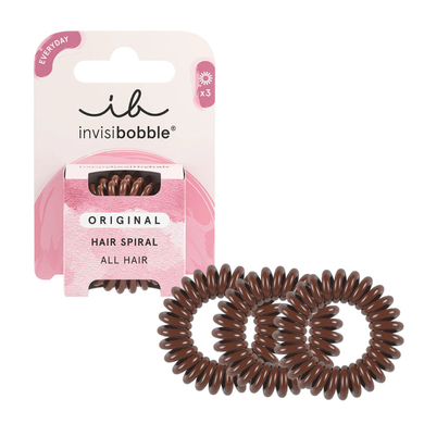 Invisibobble Original Pretzel Brown (Резинка-браслет для волос), 3 шт 4063528058799 фото