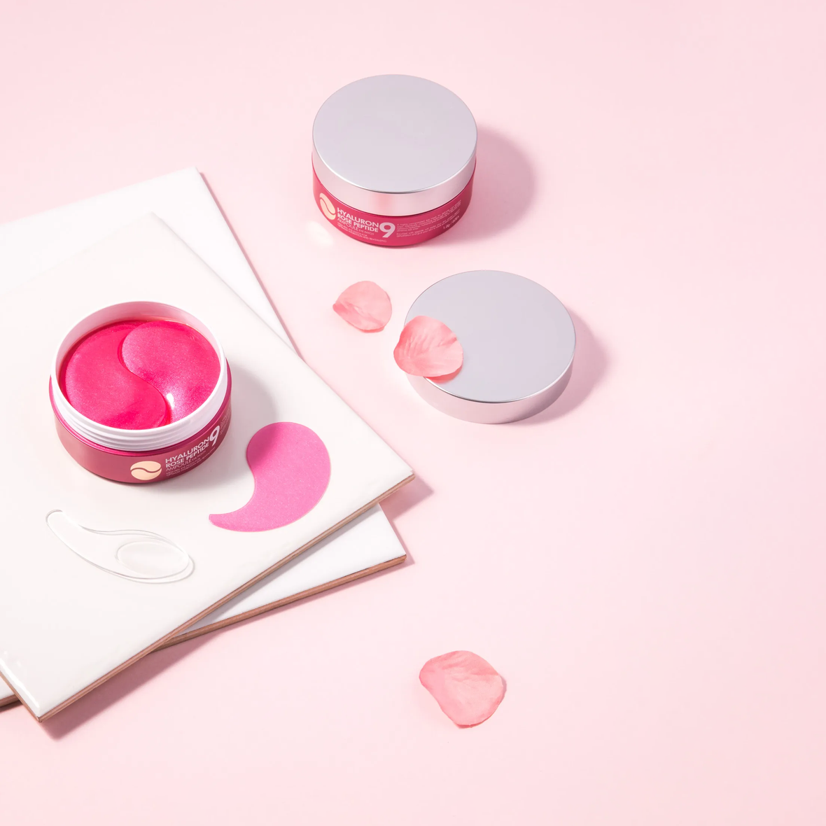 Medi-Peel Hyaluron Rose Peptide 9 Ampoule Eye Patch (Гідрогелеві патчі з пептидами і болгарською трояндою), 60 шт 8809409343631 фото