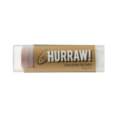 Hurraw! Chocolate Lip Balm (Бальзам для губ), 4,8 г 851228005038 фото