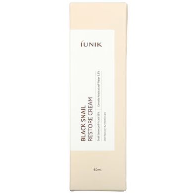 Iunik Black Snail Restore Cream (Крем з муцином чорного равлика), 60 мл 8809429958822 фото