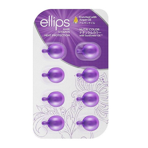 Ellips Hair Vitamin Nutri Color With Triple Care (Вітаміни для волосся "Сяйво кольору"), 8 шт 8993417200038 фото