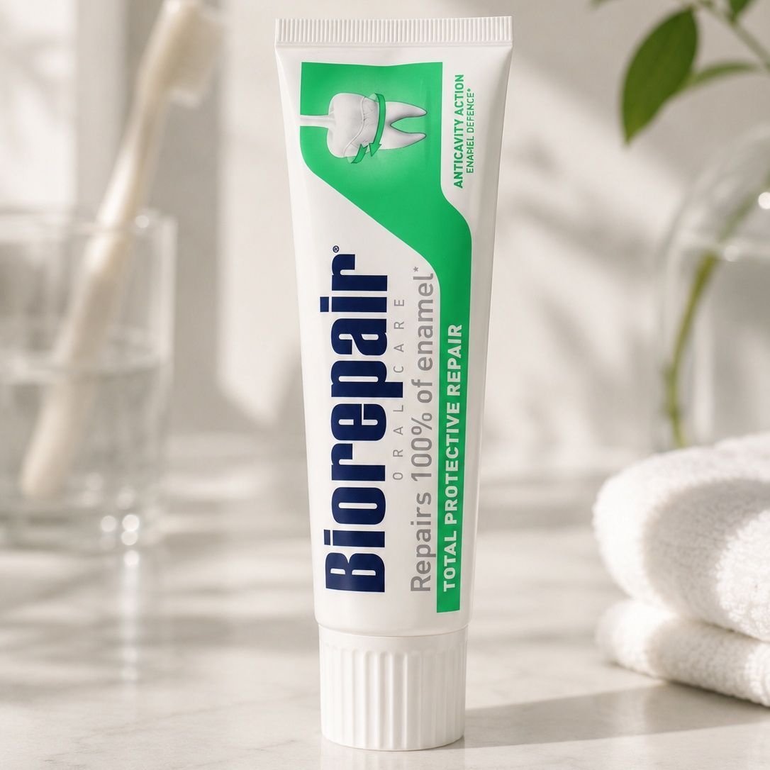 Biorepair Oral Care Total Protective Repair (Зубна паста "Абсолютний захист та відновлення"), 75 мл 8017331048429 фото