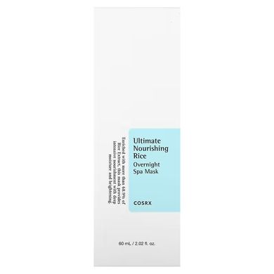 Cosrx Ultimate Nourishing Rice Overnight Spa Mask (Нічна спа-маска з рисом), 60 мл 8809416470726 фото