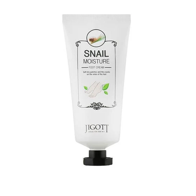 Крем для ніг з муцином равлика Jigott (Snail Moisture Foot Cream), 100 мл 8809541281570 фото