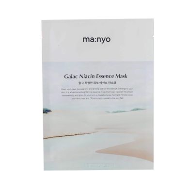 Manyo Galac Niacin Essence Mask (Тканева маска для освітлення шкіри), 4 мл 8809730950546 фото