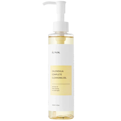 Iunik Calendula Complete Cleansing Oil (Заспокійлива очищувальна гідрофільна олія з календулою), 200 мл 8809429957115 фото