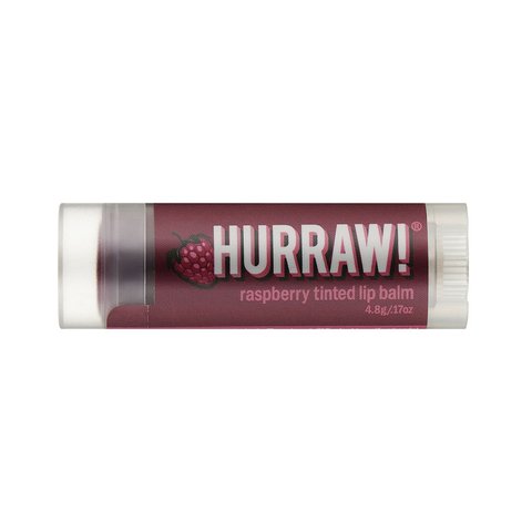 Бальзам для губ Hurraw! (Raspberry Tinted Lip Balm), 4,8 г   851228005618 фото