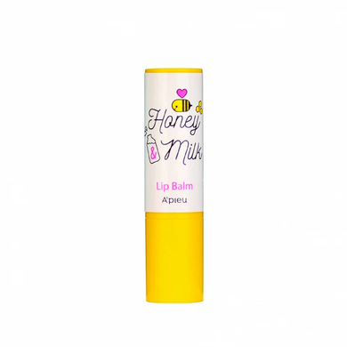 A’pieu Honey & Milk Lip Balm (Живильний бальзам для губ), 3,3 г 8806185780087 фото