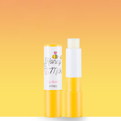 A’pieu Honey & Milk Lip Balm (Живильний бальзам для губ), 3,3 г 8806185780087 фото