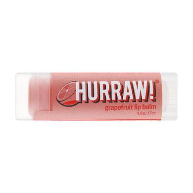 Бальзам для губ Hurraw! (Grapefruit Lip Balm), 4,8 г 851228005076 фото