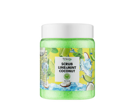 Top Beauty Lime Mint Coconut Scrub (Скраб для обличчя та тіла з ароматом М'ята-Лайм), 250 г  2997110043769 фото