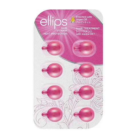 Ellips Hair Vitamin Hair Treatment With Jojoba Oil (Вітаміни для волосся "Терапія для волосся"), 8 шт 8993417200021 фото