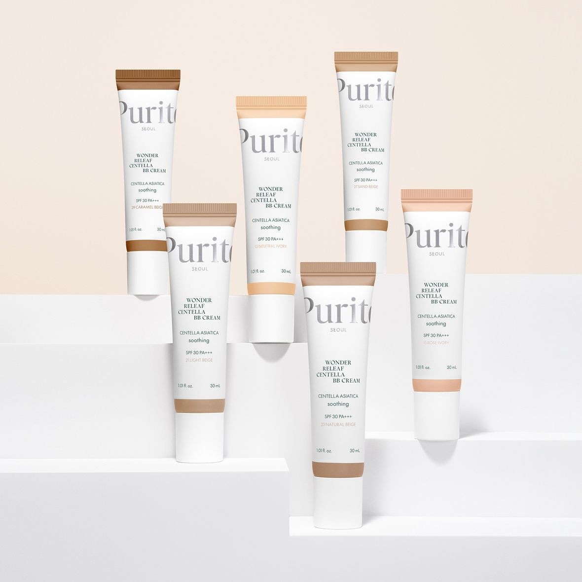 Purito Seoul Wonder Releaf Centella BB Cream №13 Neutral Ivory (BB крем з екстрактом центелли азіатської №13), 30 мл 8809563103676 фото
