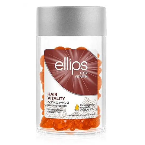 Ellips Hair Vitamin Hair Vitality With Ginseng and Honey Oil (Вітаміни для волосся «Здоров'я волосся»), 1 шт 8993417200458 фото