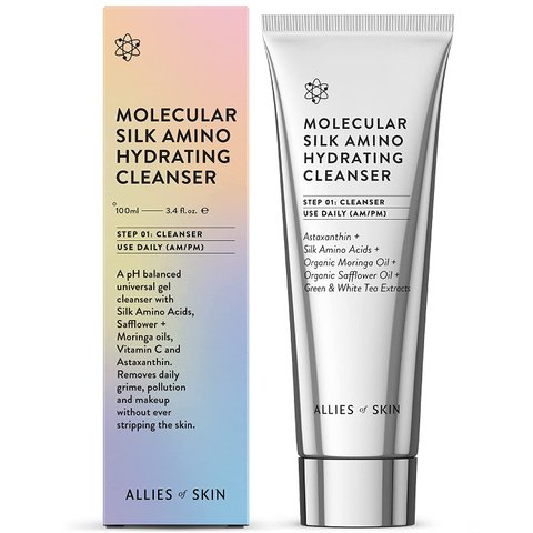 Allies of Skin Molecular Silk Amino Hydrating Cleanser (Очищаючий гель для обличчя), 100 мл 8885014070780 фото